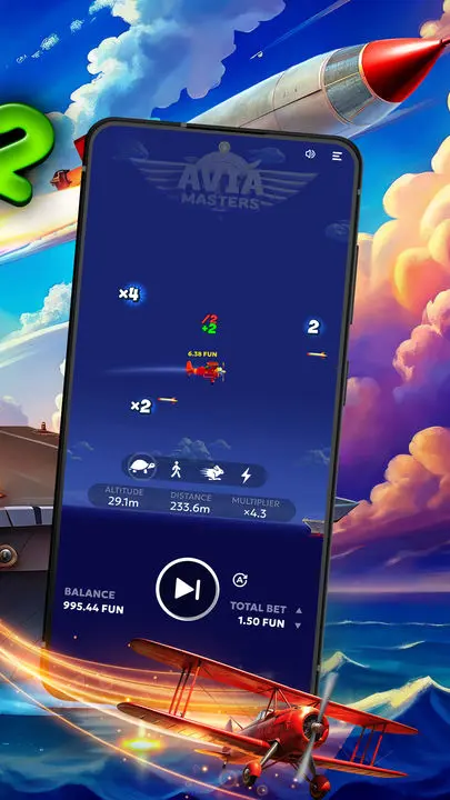 Aviamasters — скриншот мобильной игры